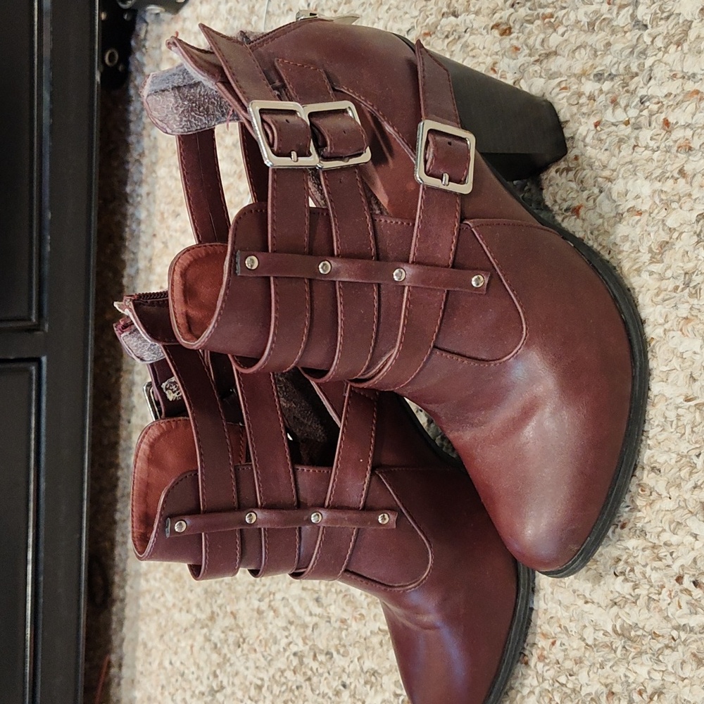 Women's Wine red boots